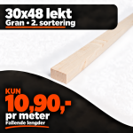 30x48 lekt rekke 2. sort