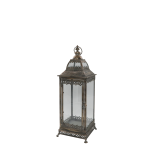 Chic Antique Lanterne m. dekor H62/L20/B20 CM Antique guld