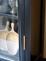 Marseille Veggskap Sort – 2 glassdører – 82 × 120 cm | Chic Antique - Bilde 5