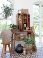 Grimaud Mursteinsform med Lokk Natur – 30 × 14 cm | Chic Antique - Bilde 3