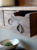 Grimaud Vegghylle Natur – 3 skuffer – 36 × 15 cm | Chic Antique - Bilde 5
