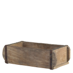 Grimaud original mursteinsform i patinert gjenbrukstre og jern fra Chic Antique, 30 cm lang